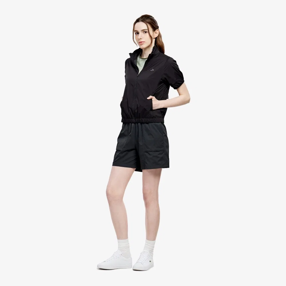 Куртка Lacoste, женская, черная, с короткими рукавами — фото 4