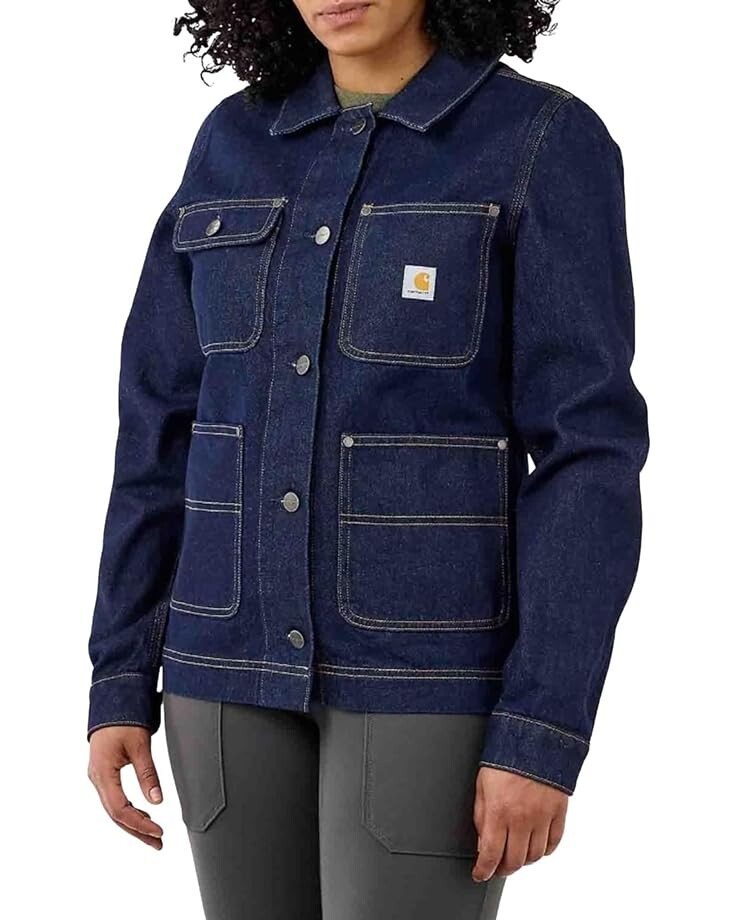 

Пальто Carhartt Relaxed Fit Denim Chore, цвет Basin