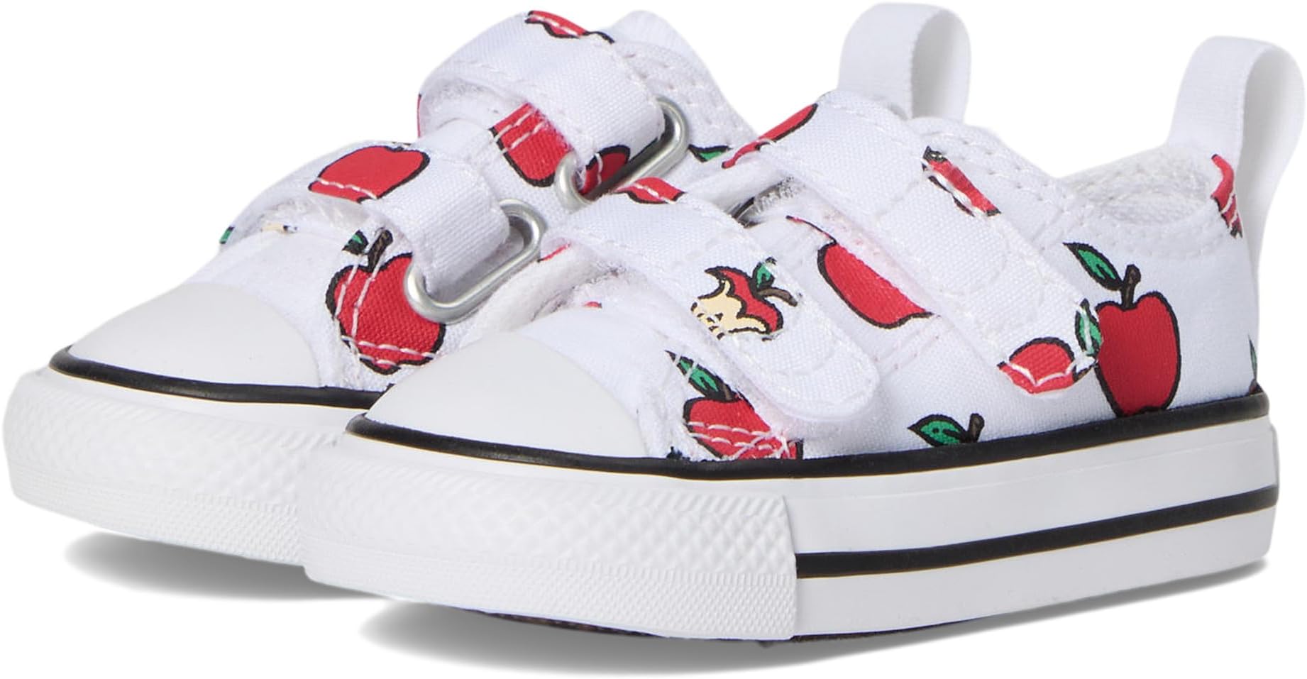 

Кроссовки Converse Kids Chuck Taylor All Star Allover Apples Easy On, цвет White/Red/Black
