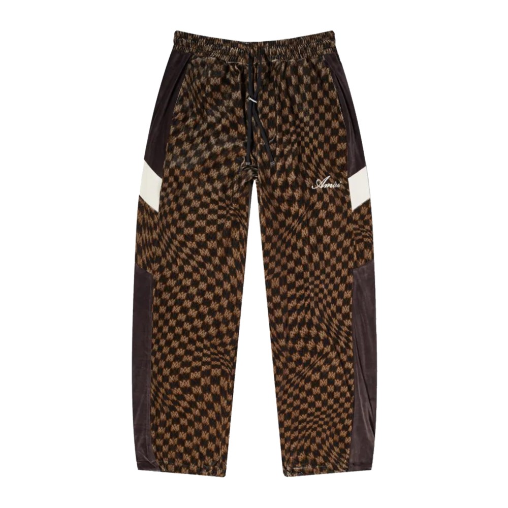 

Футболка FW23 Повседневные Брюки Мужские Стиль Майяр Темно-Коричневый AMIRI