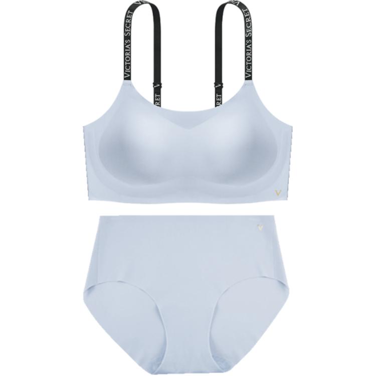 

Victoria's Secret Комплект нижнего белья Jelly Strip Camisole Series, женский, цвет Flint Gray