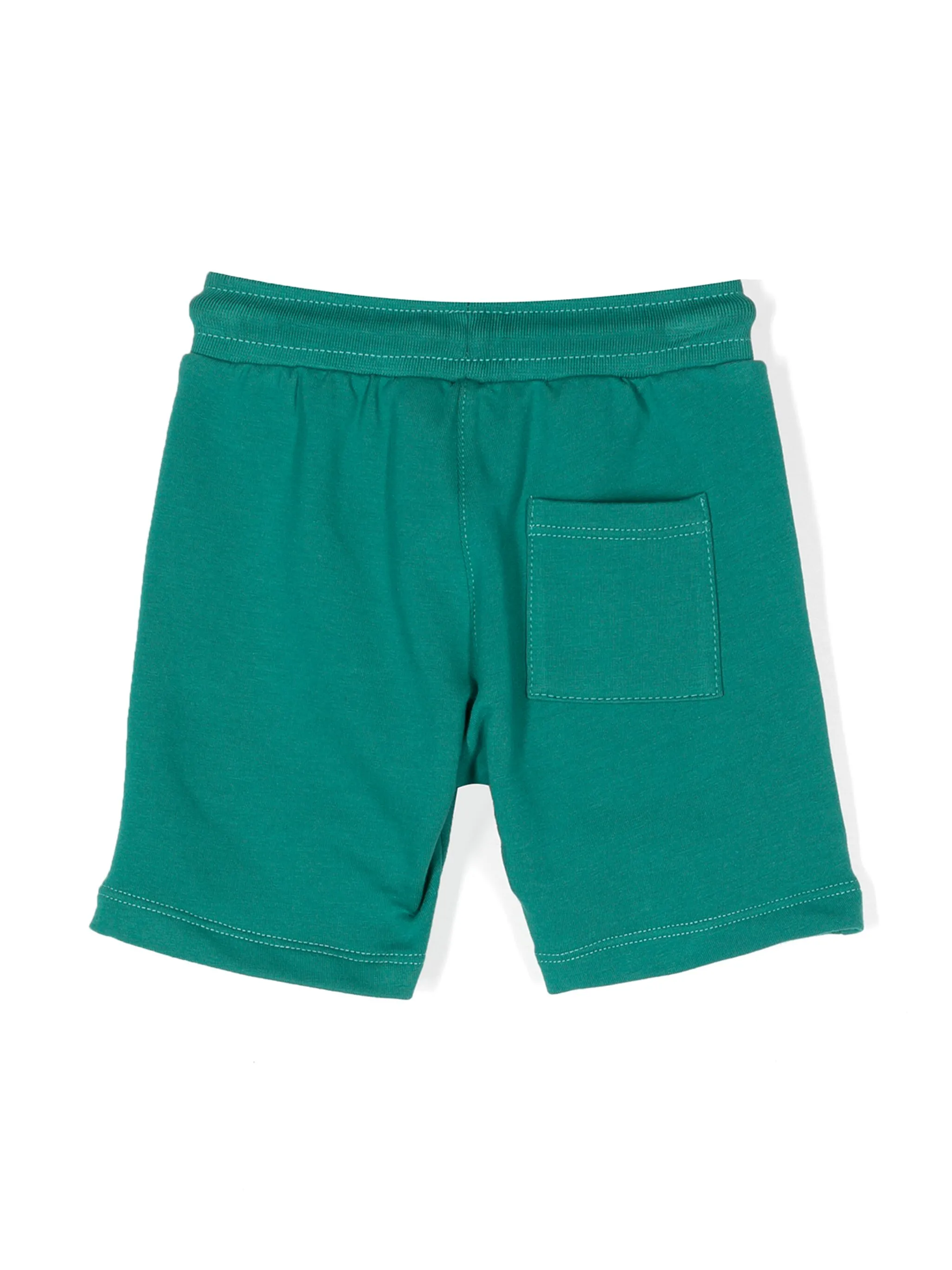 Шорты-бермуды с нашивкой-логотипом Aigner Kids, зеленый — фото 2