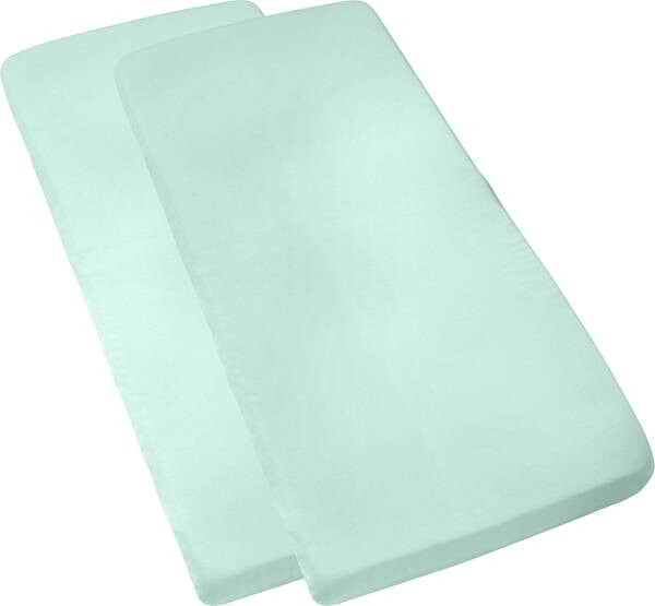 

Простынь на подгонке Erwin Müller 2er-Pack 209147, 40x1x90 см цвет mint