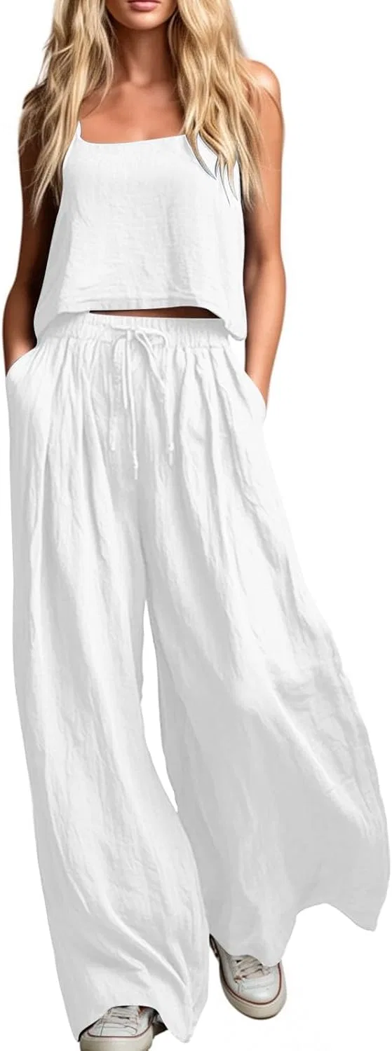 Джинсы Two Piece Set, White
