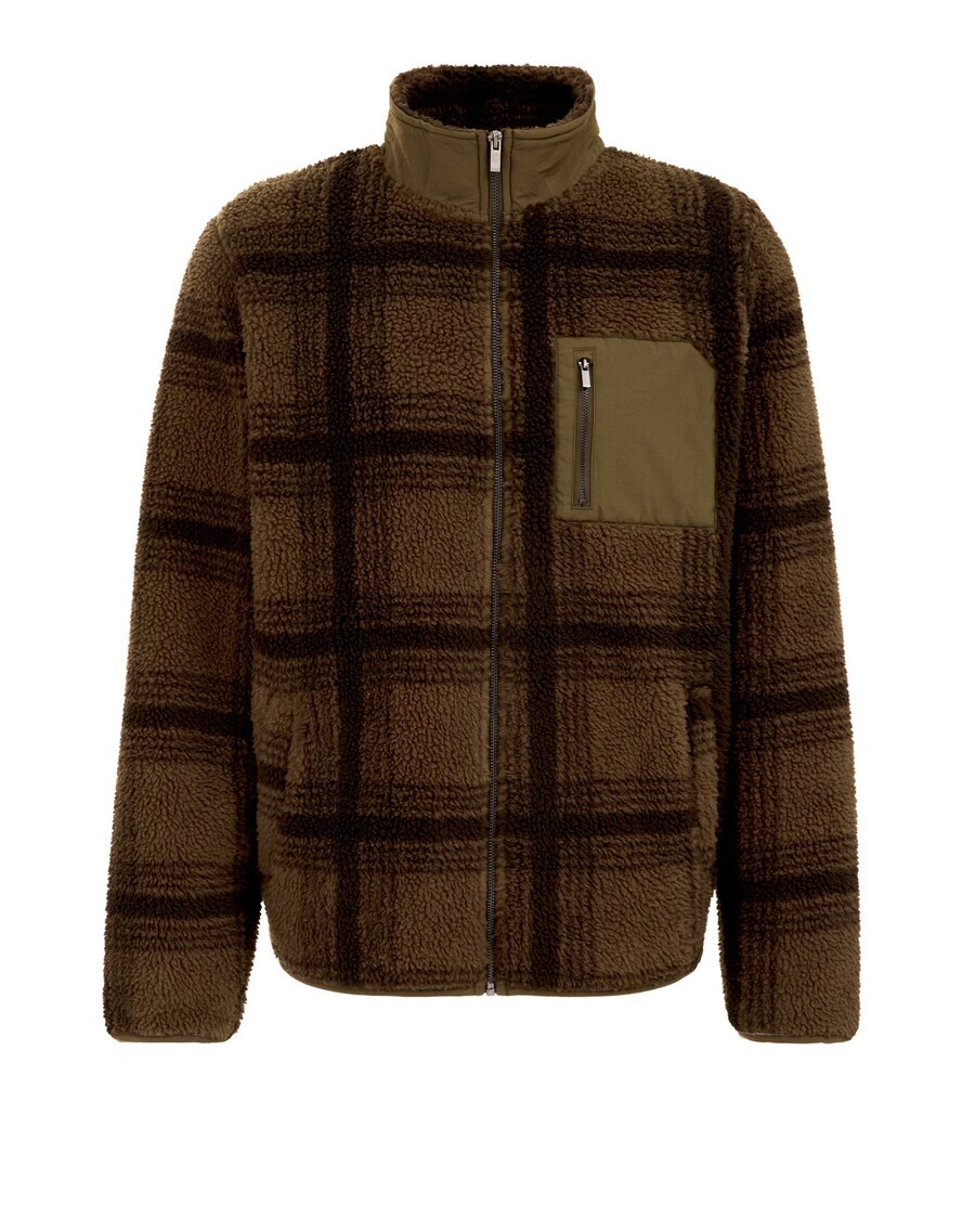 

Флисовая куртка WE Fashion Fleece Jacket, хаки