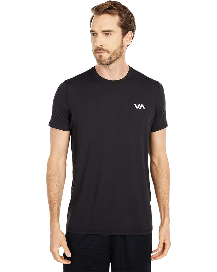 

Топ RVCA VA Sport Vent Short Sleeve, цвет Black 1
