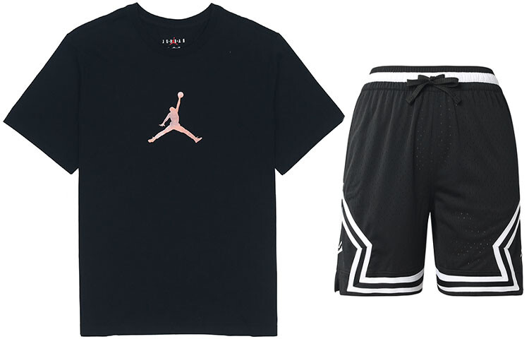 

Мужская повседневная спортивная одежда Jordan, цвет Black + Black (Set of 2)