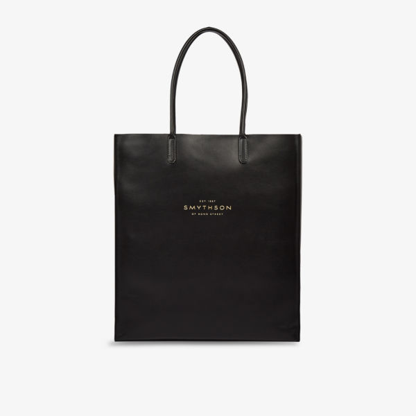 

Кожаная сумка-тоут Pavilion kingly Smythson, черный