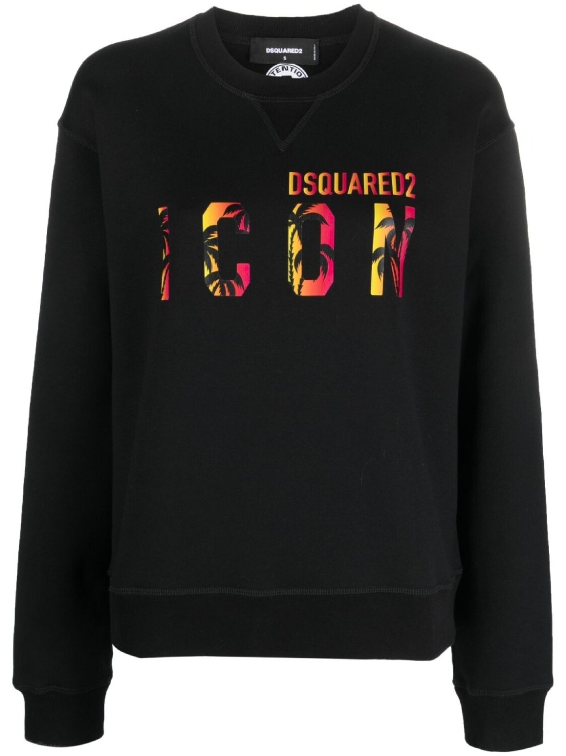 

DSQUARED2 толстовка с принтом Icon, черный