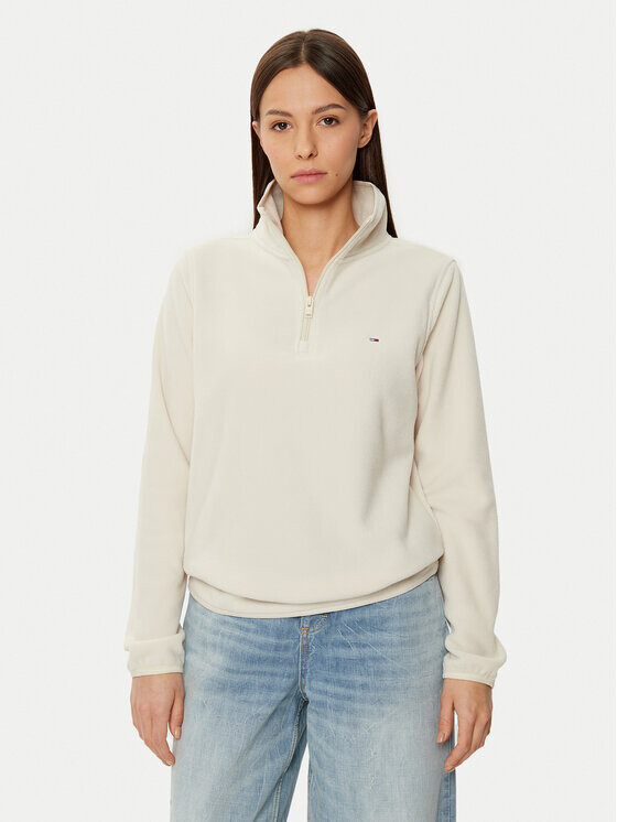 

Флисовая куртка стандартного кроя Tommy Jeans, бежевый