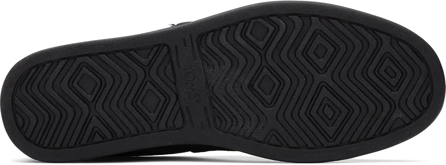 Мужские плоские туфли TOMS Alp FWD, Black Recycled Cotton Canvas — фото 4