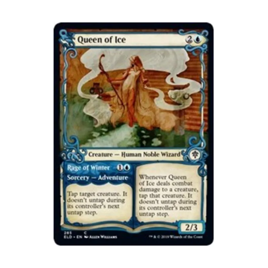 

CCG Королева льда // Ярость зимы (Витрина) (С) (Фольга), MTG - Throne of Eldraine