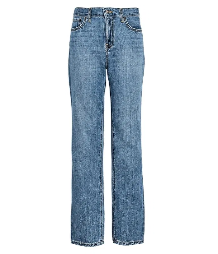 Джинсы свободного кроя Afb Loose Fit Jeans abercrombie kids, Bright White