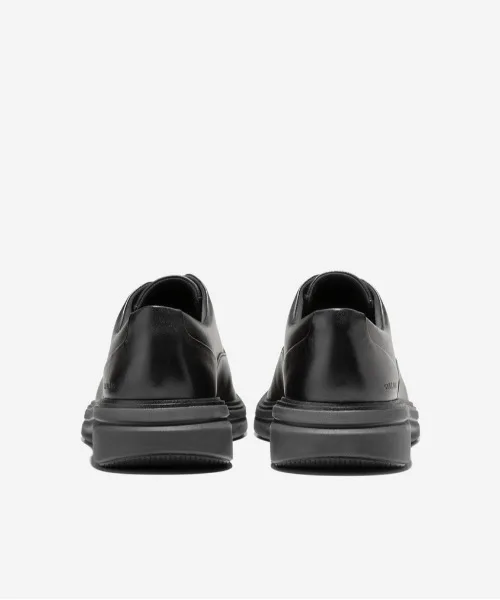 Мужские туфли из натуральной кожи Original Grand City Spectator Cap Toe Oxford COLE HAAN черные — фото 4