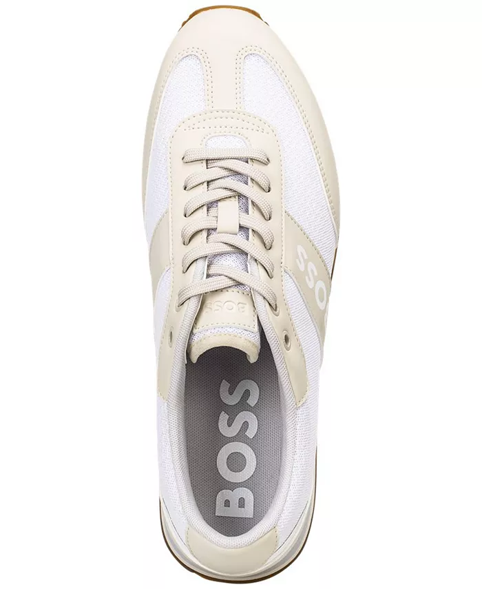 Мужские кроссовки для паркура и бега Hugo Boss, белый — фото 4