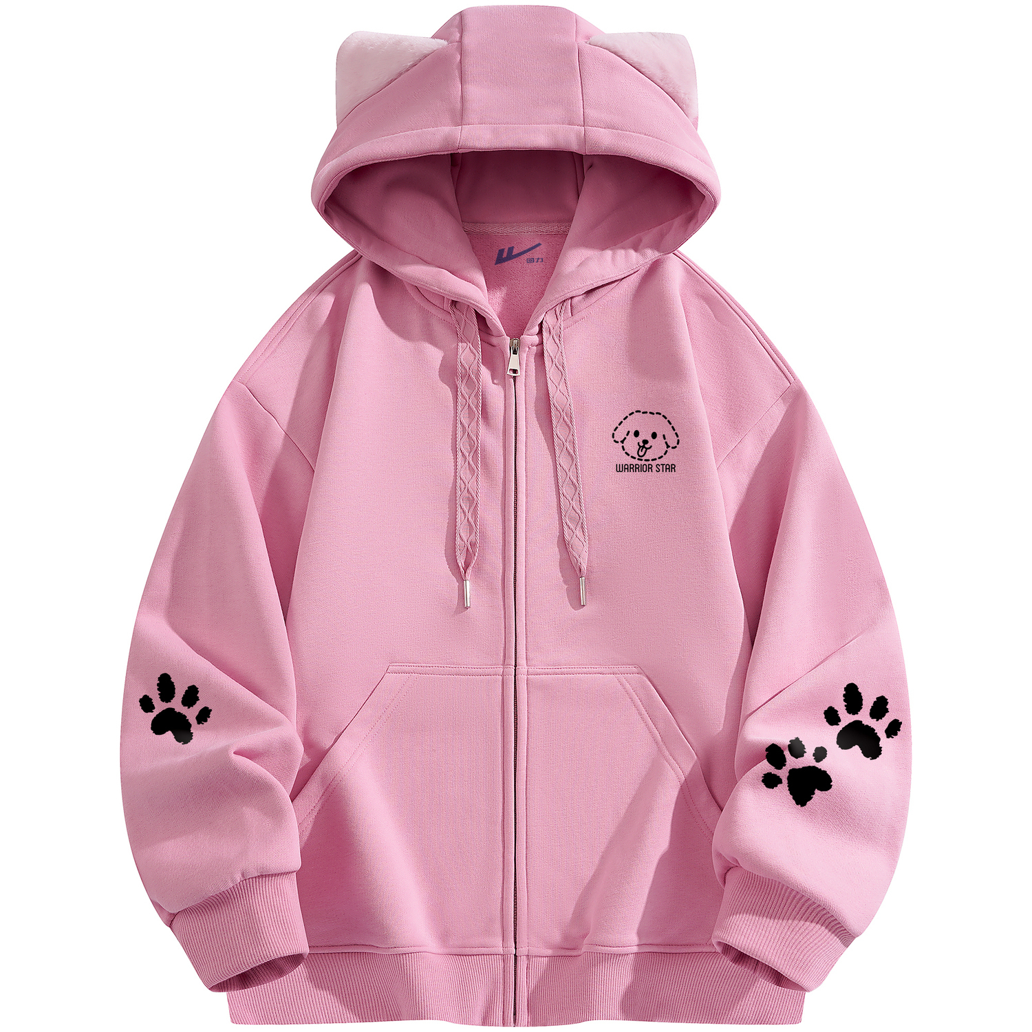 

Толстовка Unisex Hooded Moderate Cardigan WARRIOR, розовый