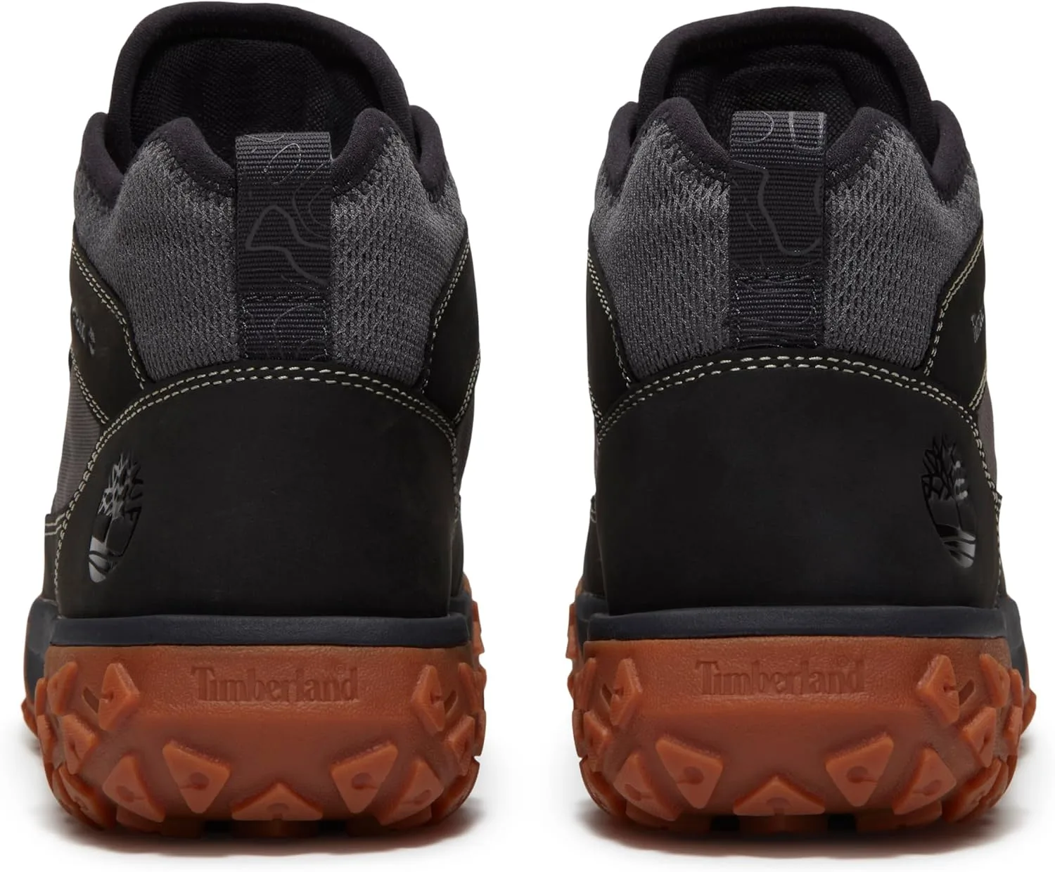 Кроссовки Timberland GSM6 Mid Lace Trainers EJP - темно-серый сетчатый материал — фото 3