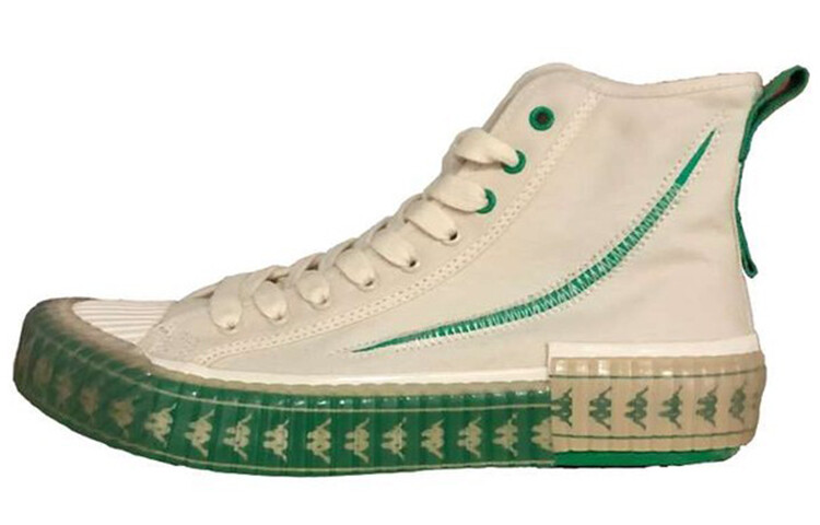 

Кеды Kappa Canvas Shoes Unisex High-Top White Green