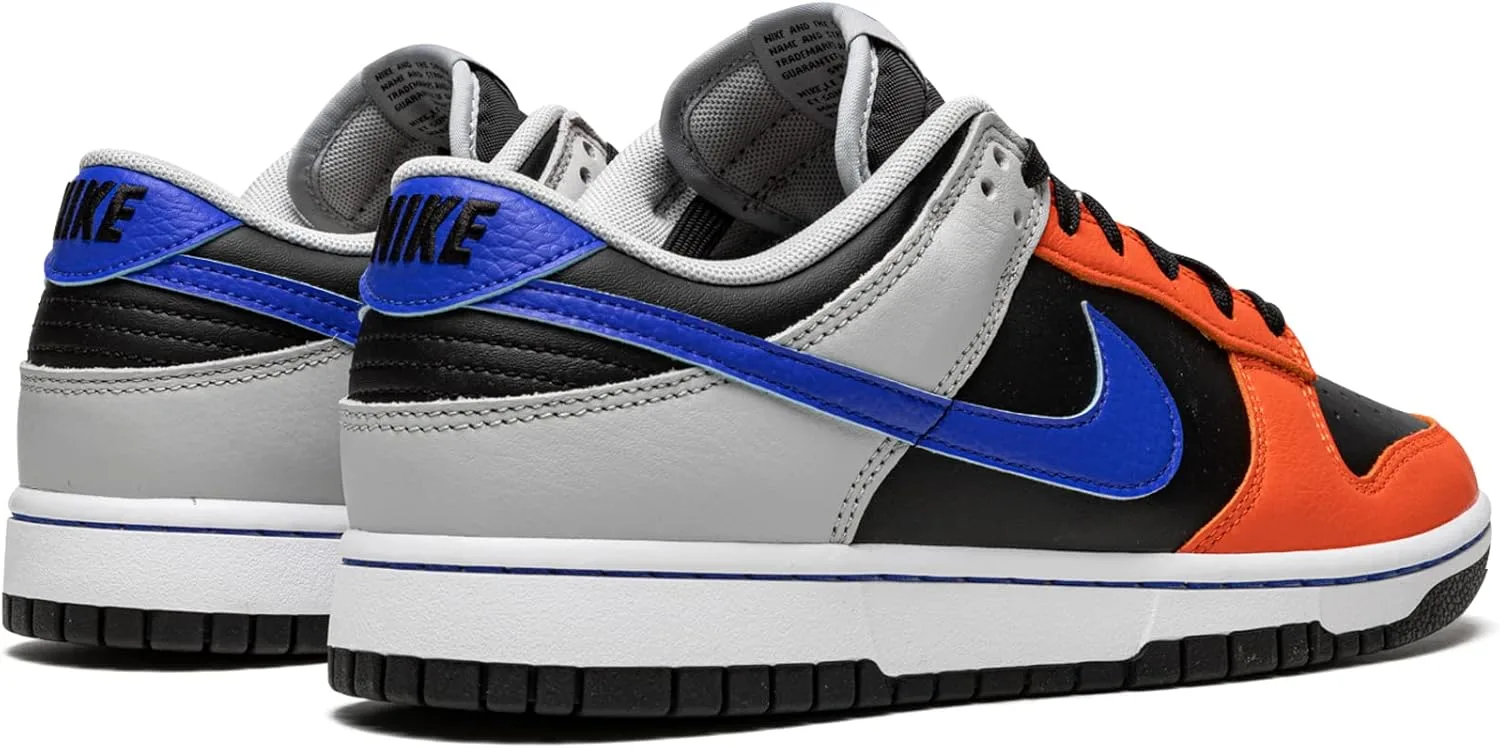Мужские скейтбордистские кроссовки Nike Dunk Low Retro, черный/синий/серый — фото 3