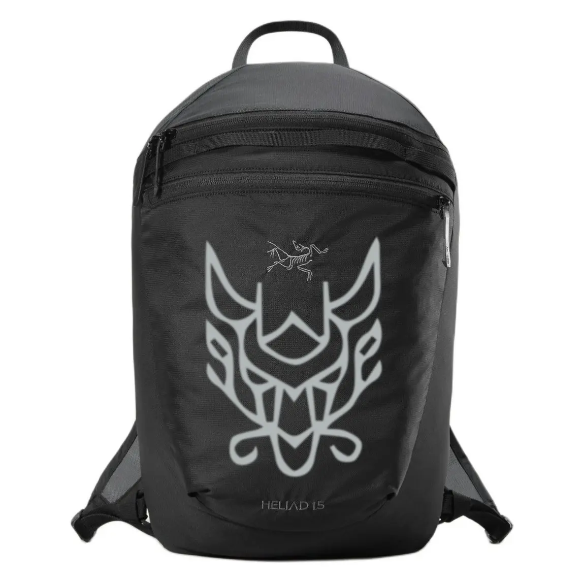 

Arcteryx 15-литровый наружный рюкзак из нейлона черный унисекс, Black Silver