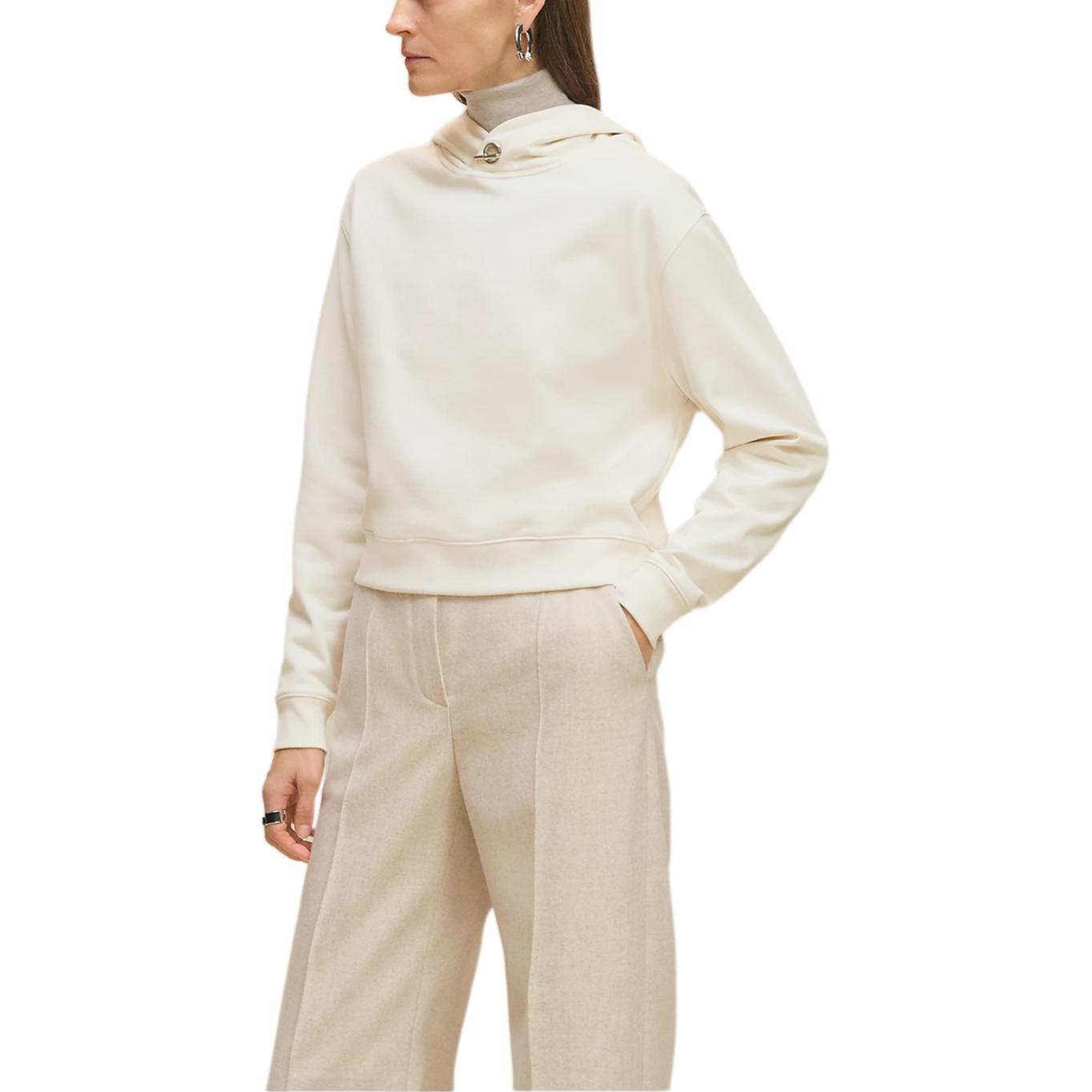 HERMES Толстовка Women's Beige Hooded Moderate — фото 3