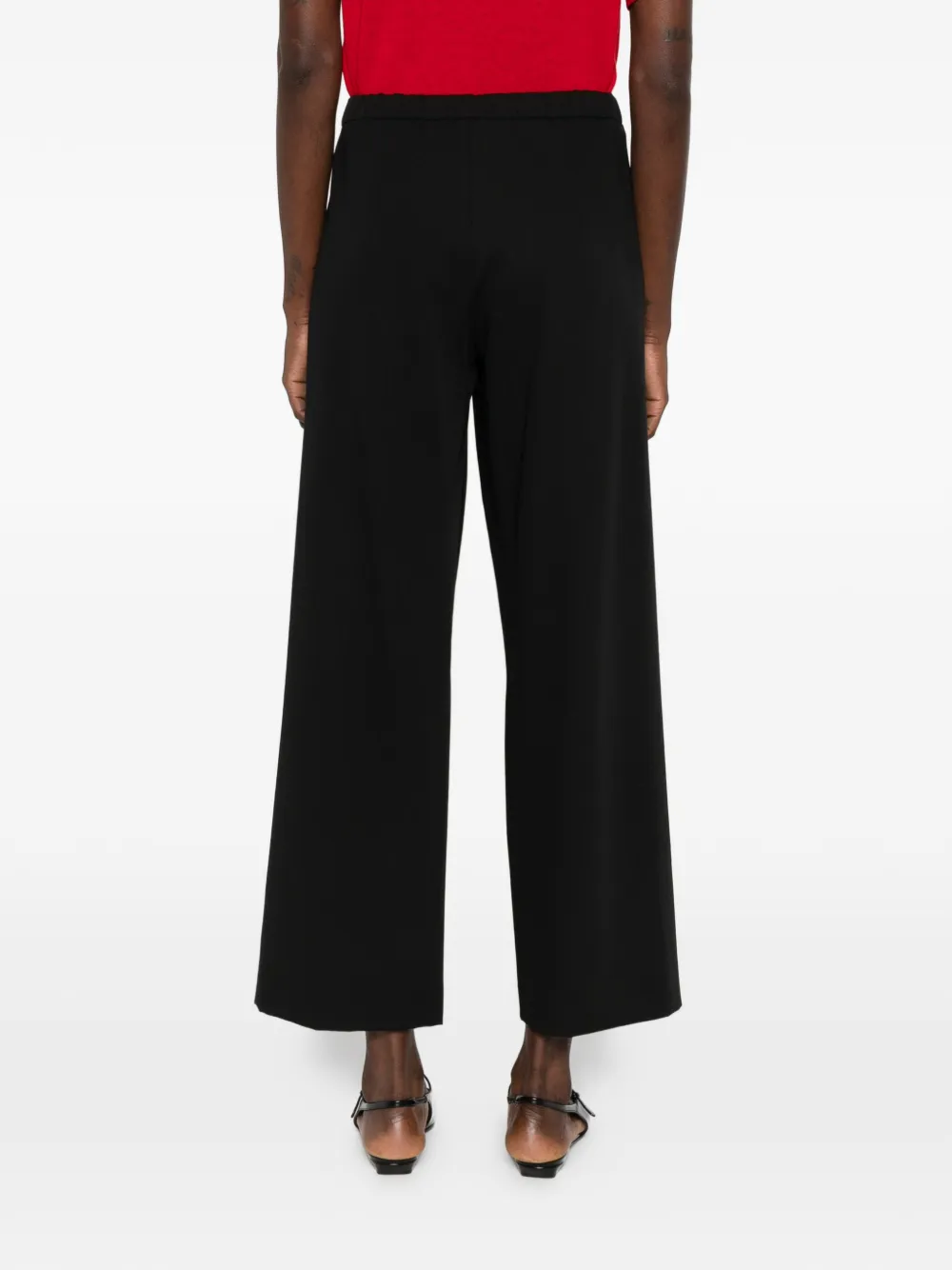 Брюки на кулиске цвета сммаргента Max Mara, черный — фото 4