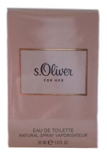 

Туалетная вода, 30 мл s.Oliver, For Her, sOliver