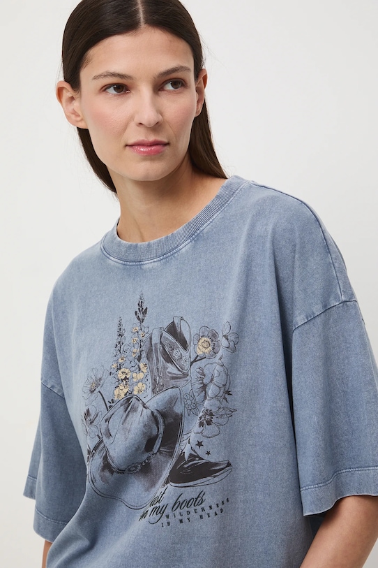 

Хлопковая футболка Medicine, синий