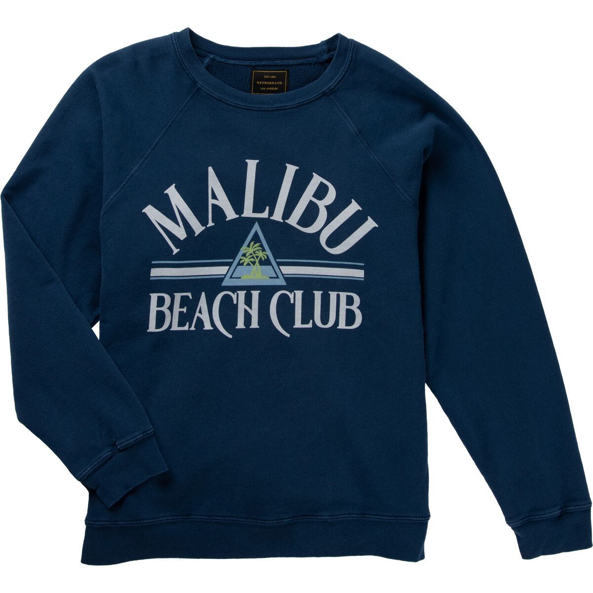 

Малибу свитшот с круглым вырезом Original Retro Brand, синий