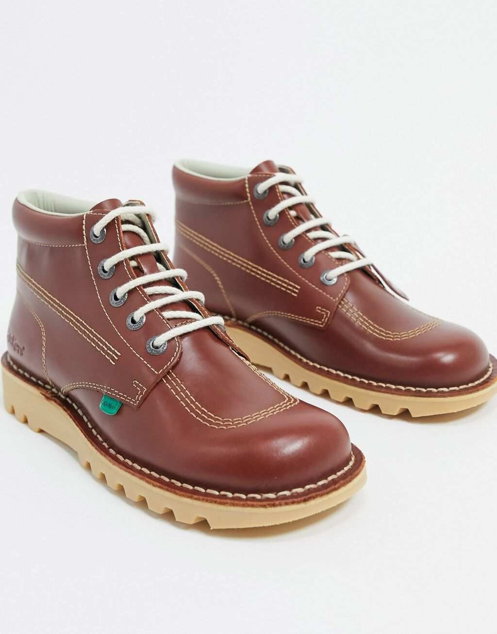 

Ботинки Kickers из коричневой кожи