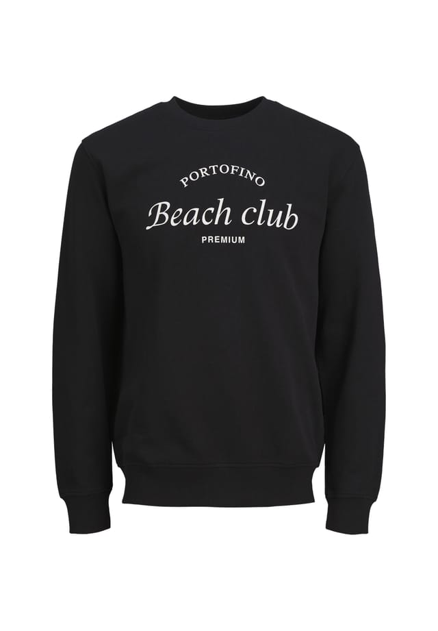 

Пуловер свитшот Ocean Club Jack & Jones, черный