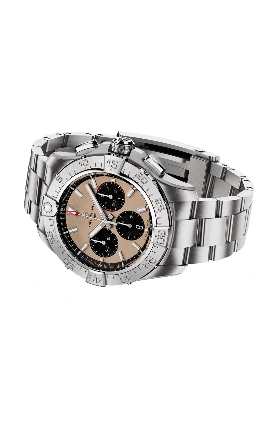 АВЕНДЖЕР B01 ХРОНОГРАФ 44 - AB0147101A1A1 BREITLING, серебряный — фото 3