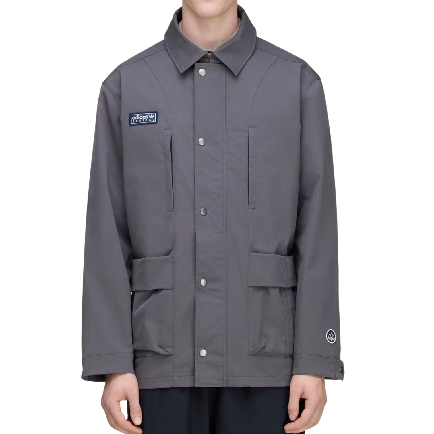 Куртка Adidas SPZL Merkland Light Jacket 'Cinder' — фото 3