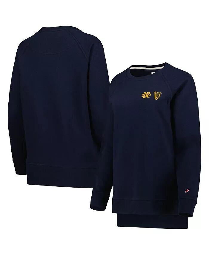 

Женский темно-синий свитшот реглан Notre Dame Fighting Irish Guinness Academy League Collegiate Wear