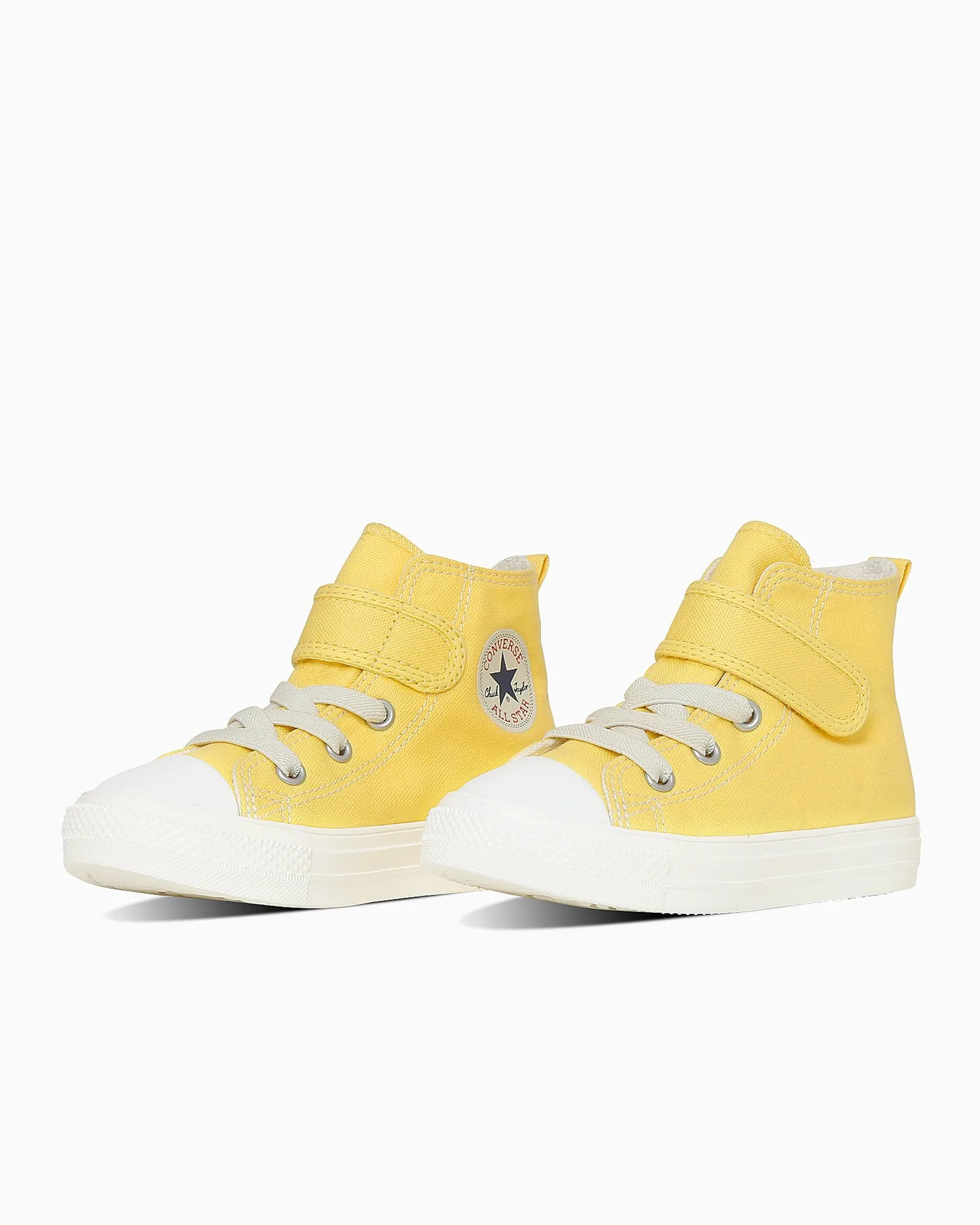 Кроссовки Детский световой прибор All Star Light V-1 HI High-Cut Converse, Egg Yellow