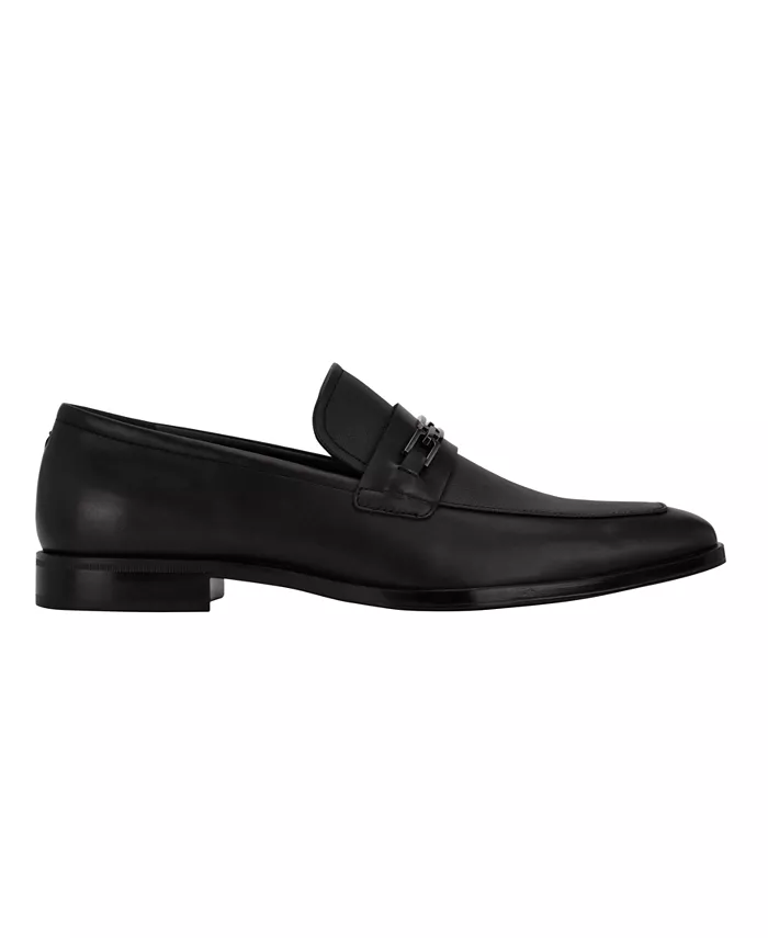 Мужские классические лоферы Hendo Square Toe Slip On GUESS, черный — фото 2