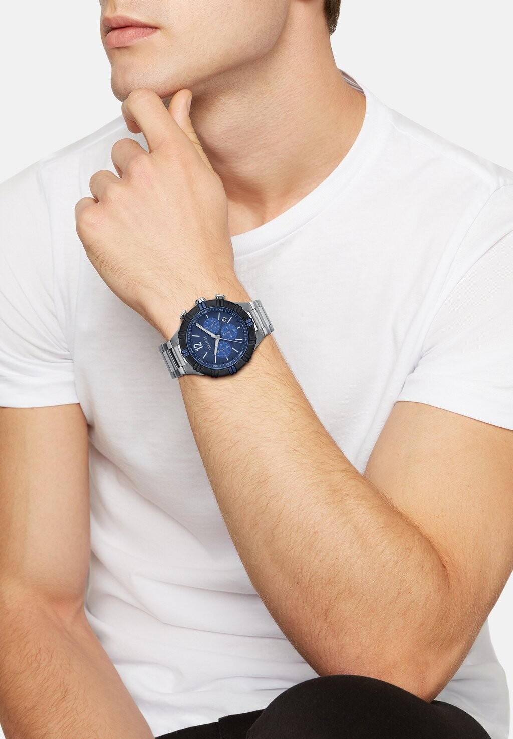 

Хронограф B RISE Breil, цвет acciaio blu