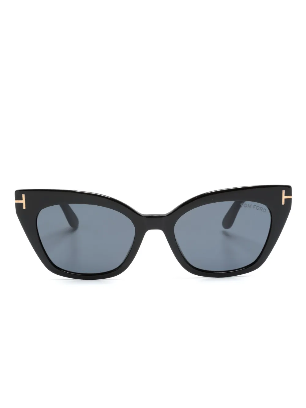 

Солнцезащитные очки в оправе 'кошачий глаз' TOM FORD Eyewear, черный