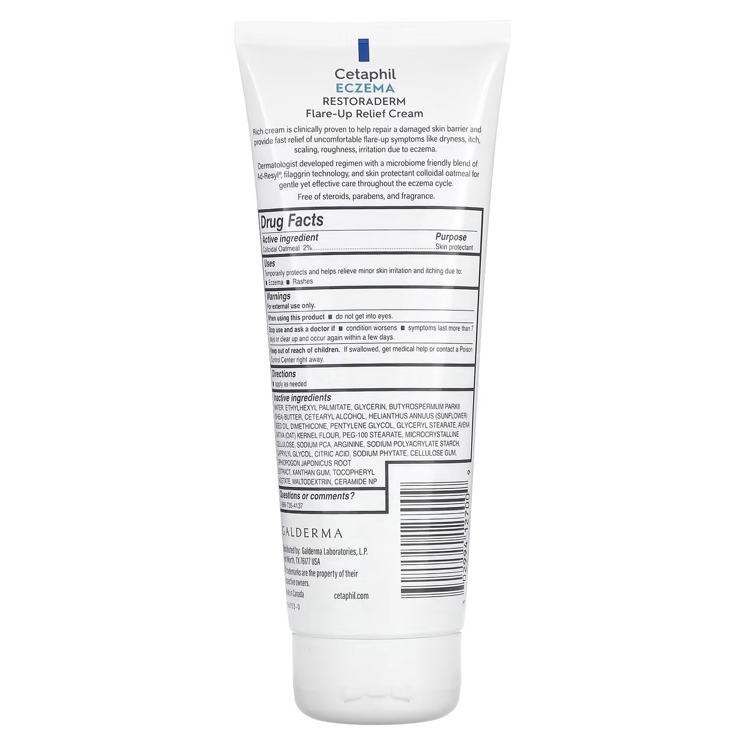 Крем Cetaphil Eczema Restoraderm для облегчения симптомов экземы — фото 2