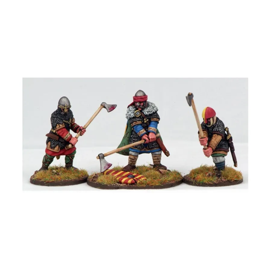 

Гарольд Годвинсон и братья, Saga Miniatures - Heroes of the Viking Age (28mm)