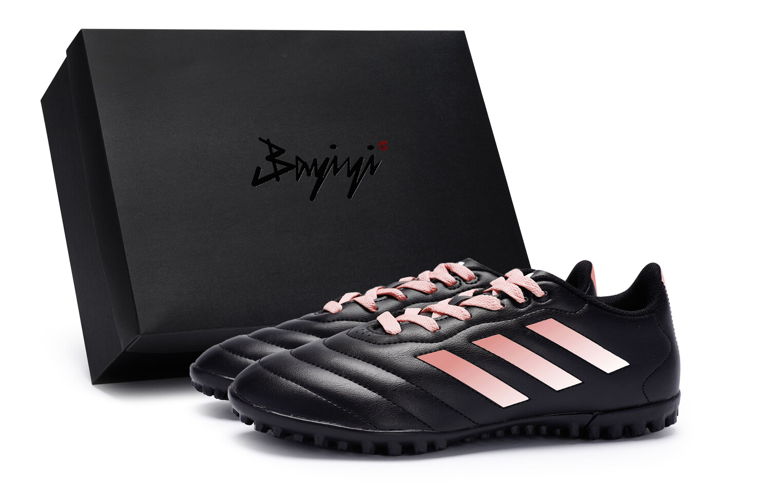 

Футбольные бутсы GOLETTO VII унисекс с низким верхом телесно-розового цвета Adidas, цвет Black meat powder
