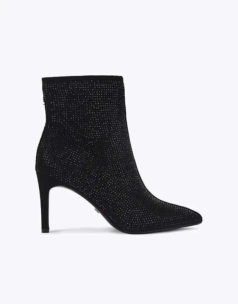 Высокие ботильоны KG Kurt Geiger Angel черного цвета