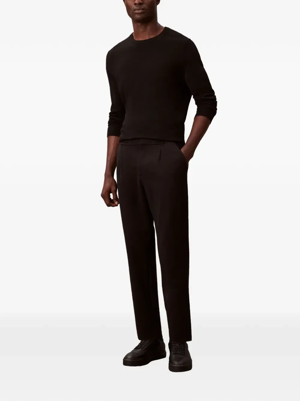 Брюки на резинке Calvin Klein, черный — фото 2