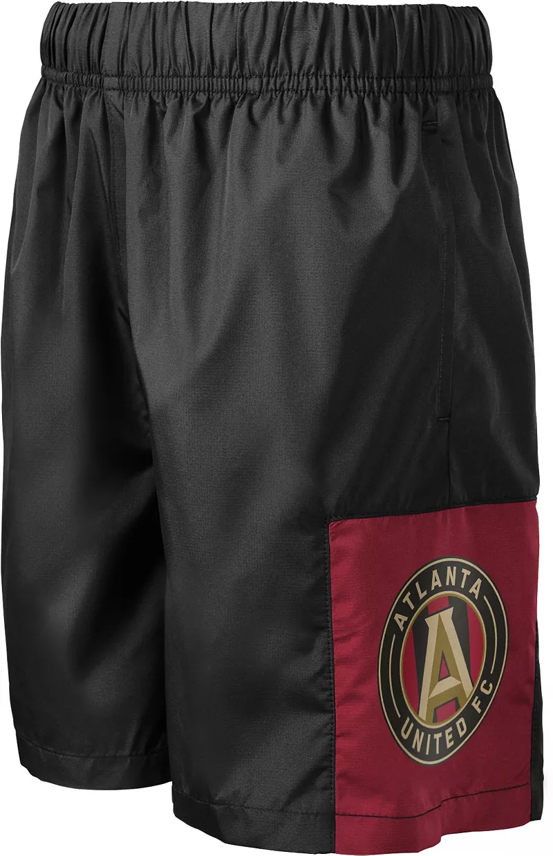 

Черные шорты с цветными блоками MLS Youth Atlanta United Outerstuff