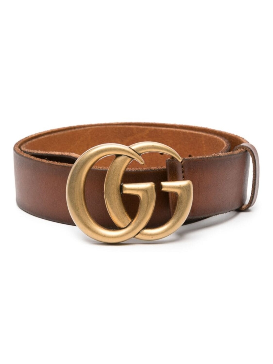 

Gucci ремень с пряжкой Double G, коричневый