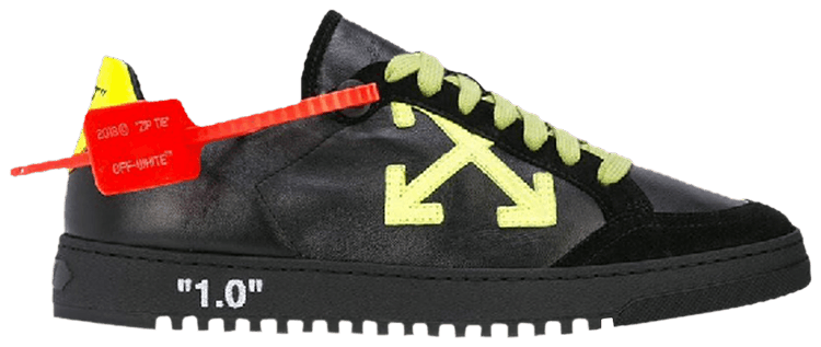 

Кроссовки Off-White 2.0 'Black Fluo Yellow', черный