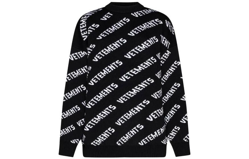 

Свитер женский черный Vetements