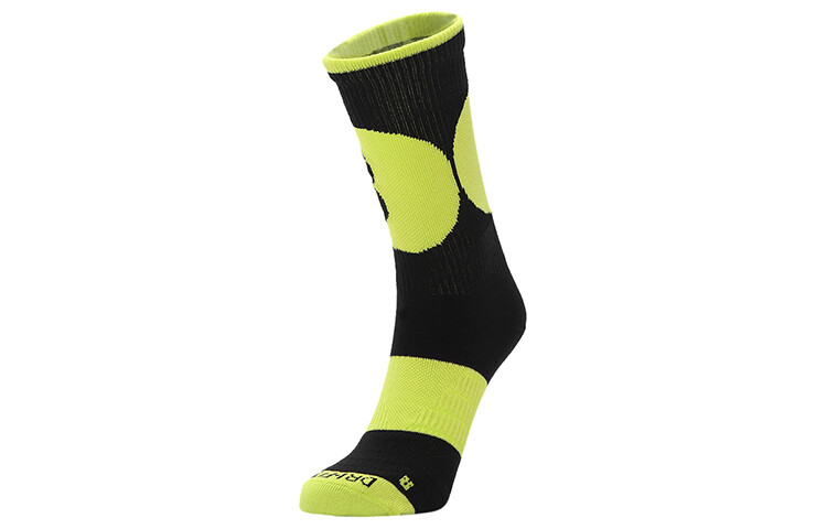 Носки унисекс Nike до середины икры, цвет 3 double black/light yellow/dark gray — фото 4