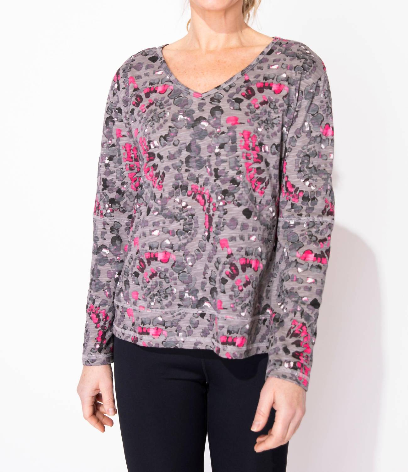 

Футболка Cotton Slub Kaleidescope High Low в тумане habitat, цвет fog