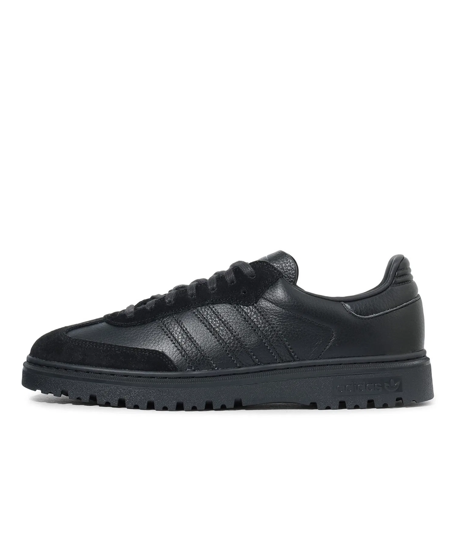 Мужские кроссовки из натуральной кожи Samba LX FREIZEIT adidas чёрные